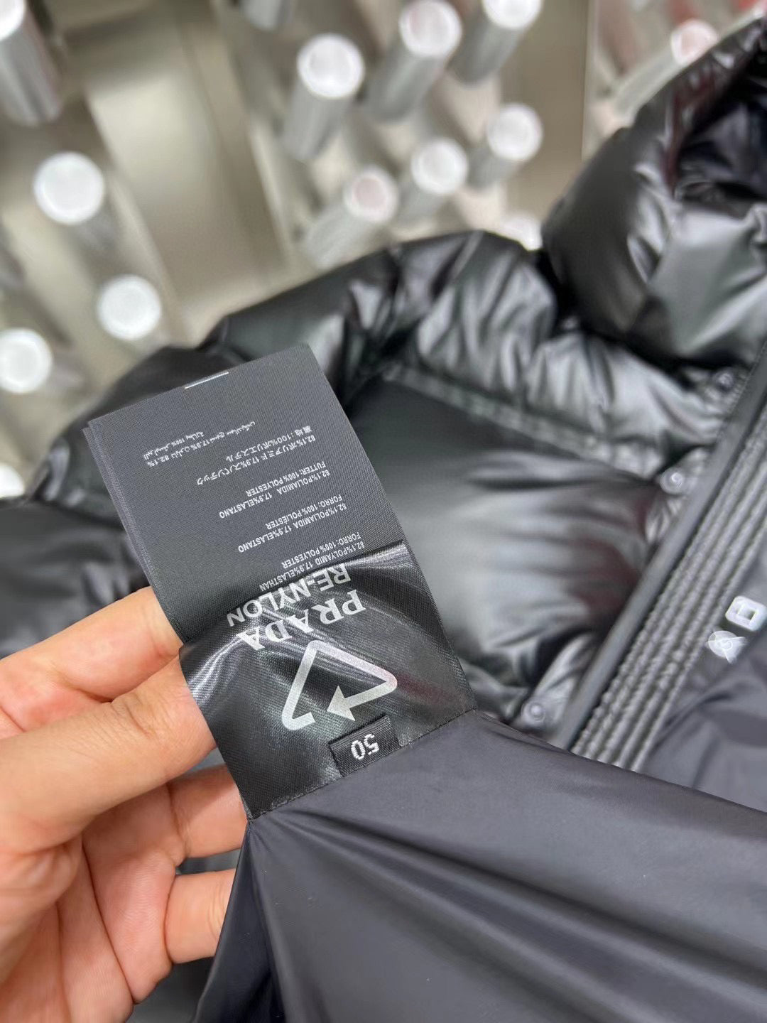 JAQUETA PRADA PUFFER COAT BLACK