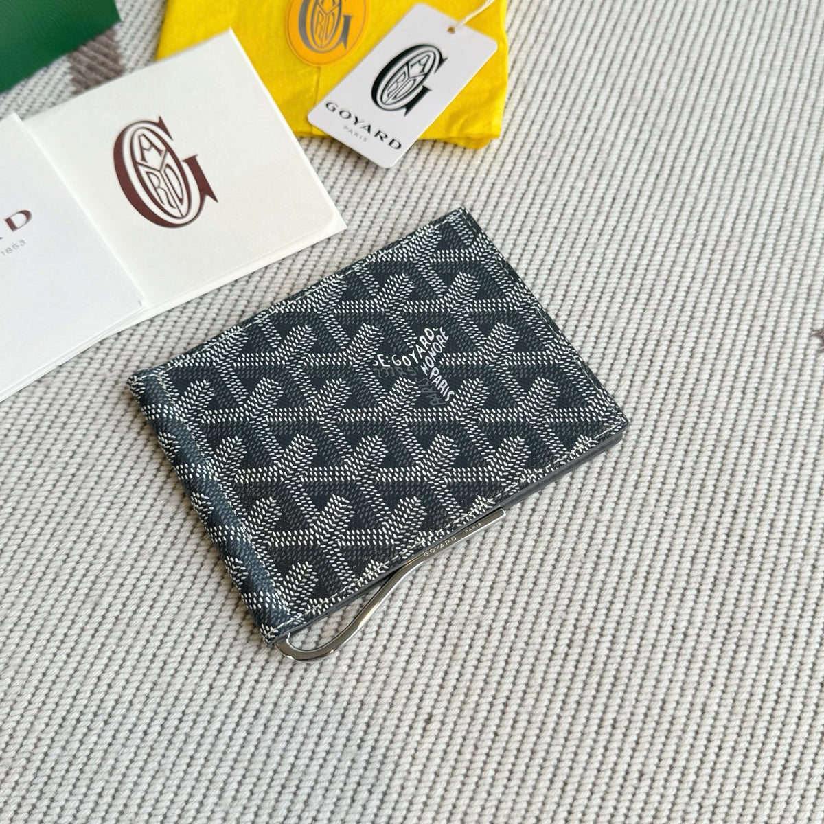 Porta Cartão Goyard VICTOIRE WALLET Grey
