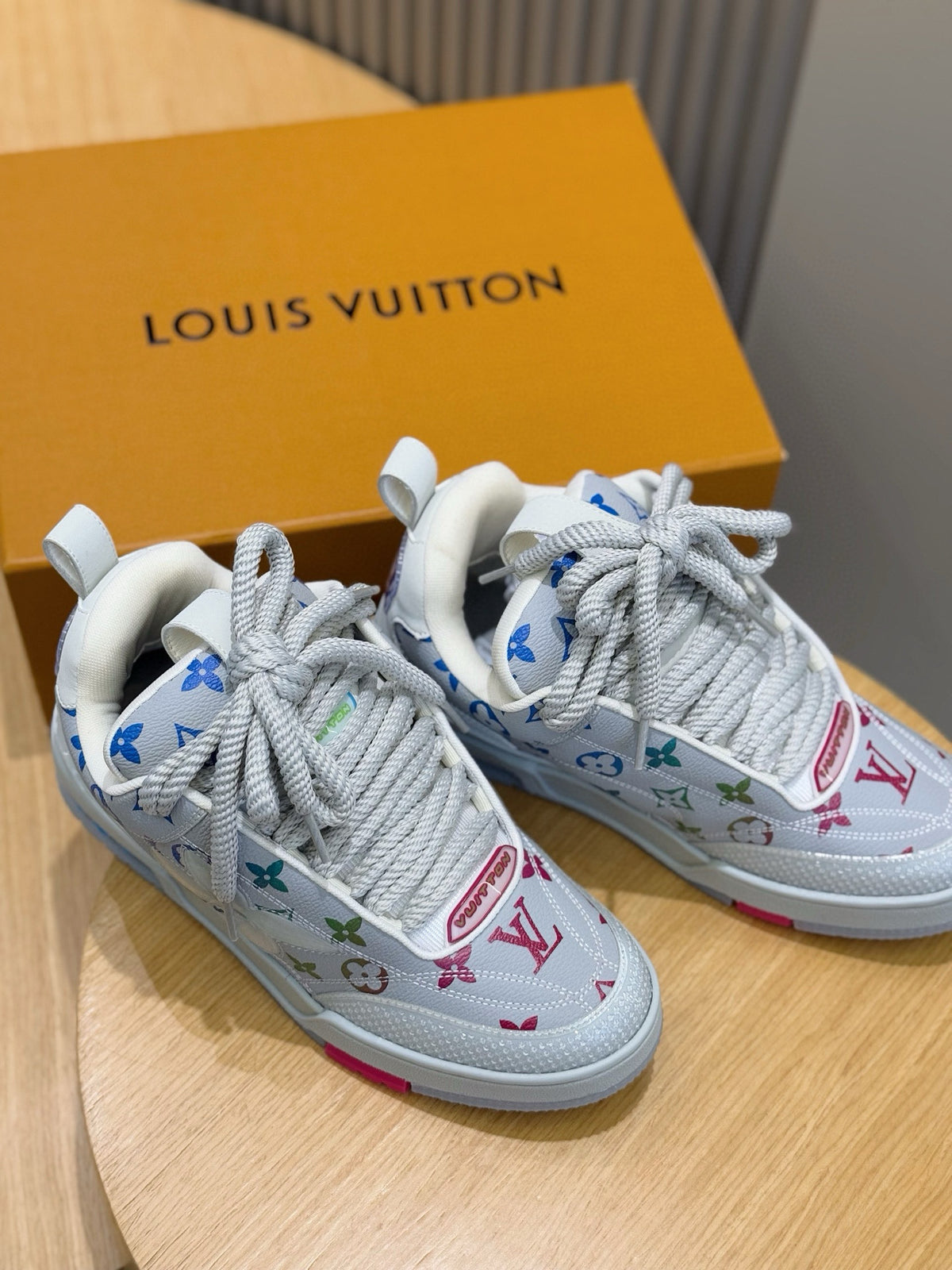 Louis Vuitton LV Skate Sneaker Gray Gradient Monogram