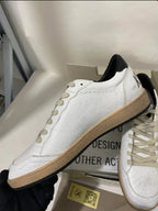 Golden Goose Ball-Star Low White Nappa Black Star