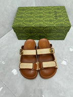 WOMEN'S SANDAL WITH DOUBLE G