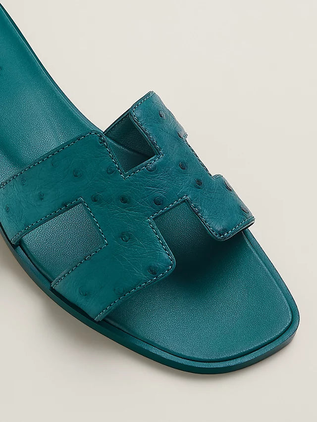 Hermes Sandal Oran Vert Oxford