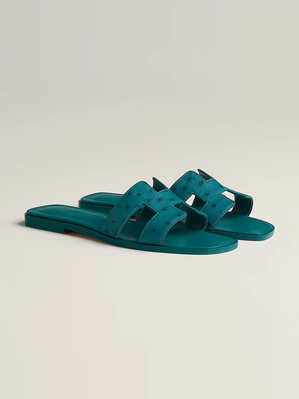 Hermes Sandal Oran Vert Oxford