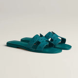 Hermes Sandal Oran Vert Oxford