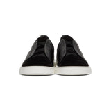 Tênis Zegna Triple Stitch Suede Sneakers Black White (Pronta Entrega) Tamanho 40 e 41