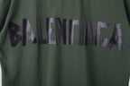 Camiseta Balenciaga Two Logo Green BB