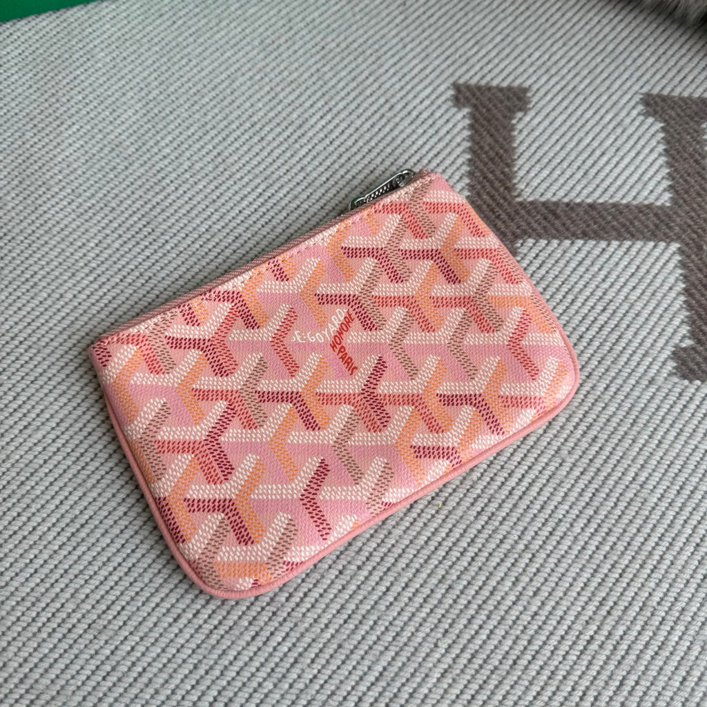 Goyard Senat Nano key pouch multicolored powder Pink