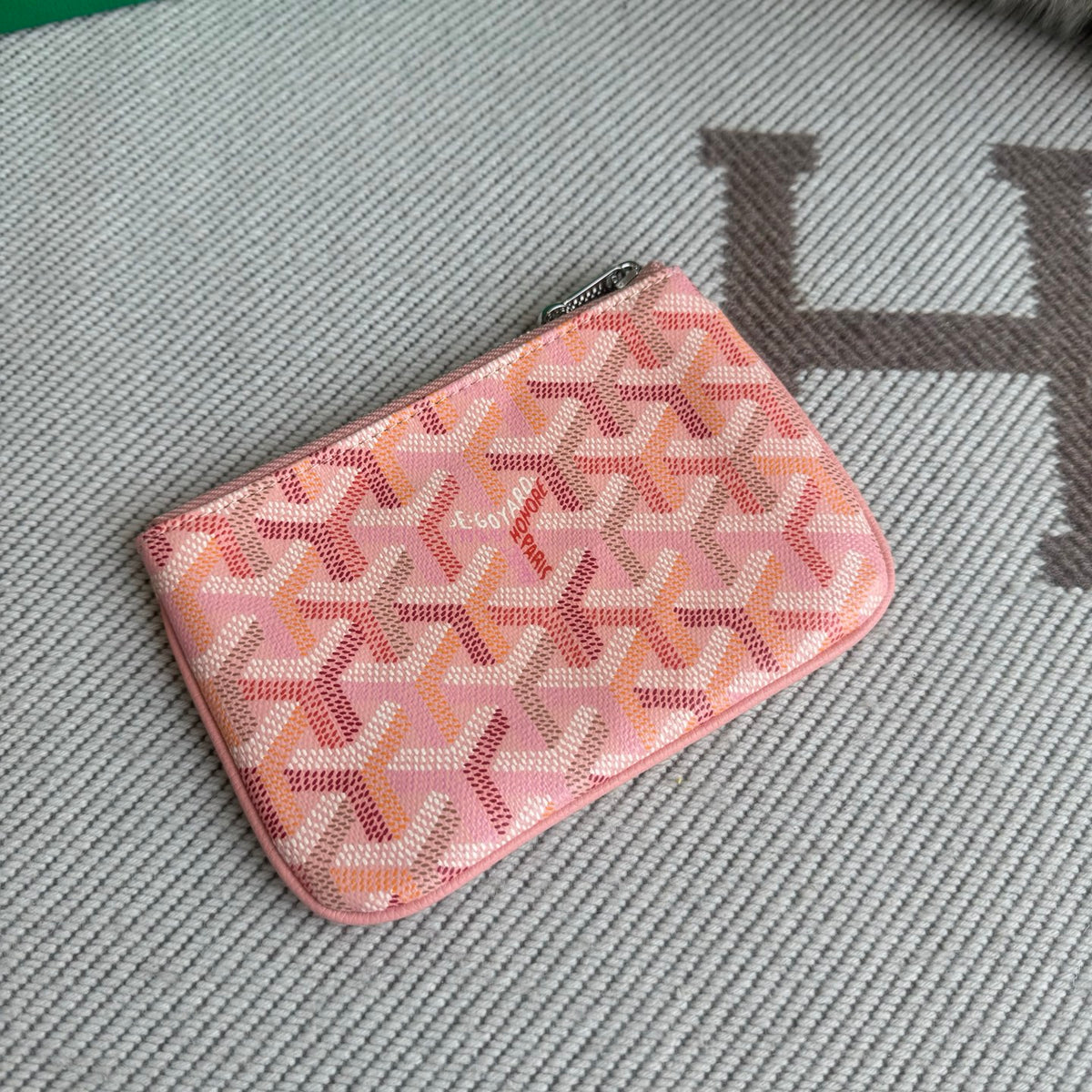 Goyard Senat Nano key pouch multicolored powder Pink