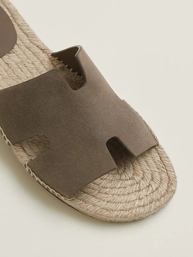 Hermes Sandal Antigua Étoupe