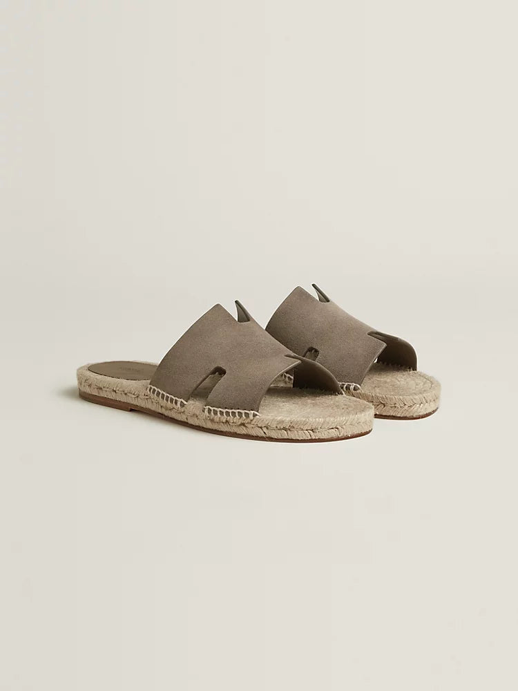 Hermes Sandal Antigua Étoupe