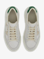 Tênis Ferragamo White Low Cut Gancini Outline Sneakers Salvatore