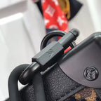 Bag Lv Vertical Soft Trunk Monogram Black