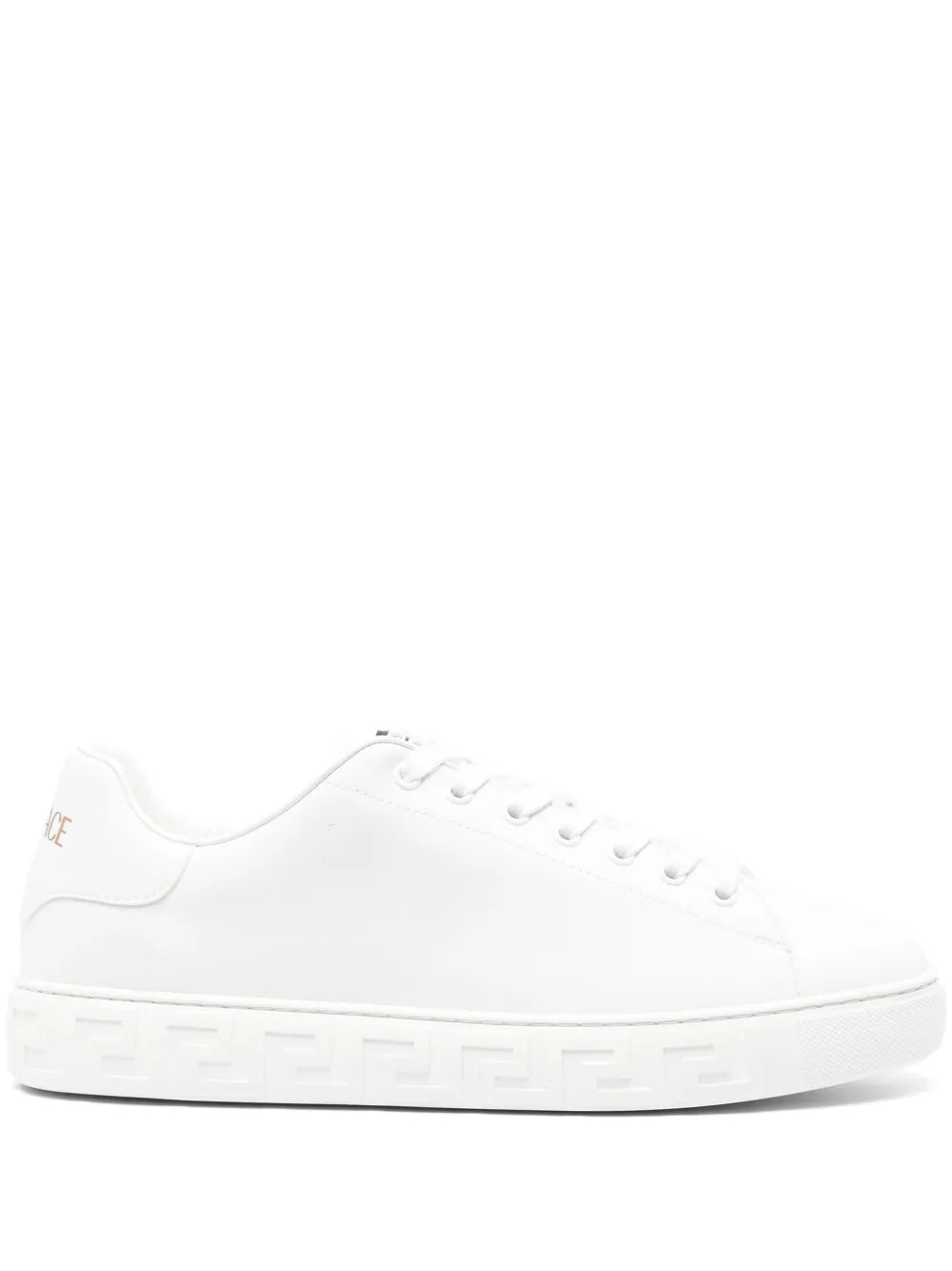 Tênis Versace Low Leather Top White