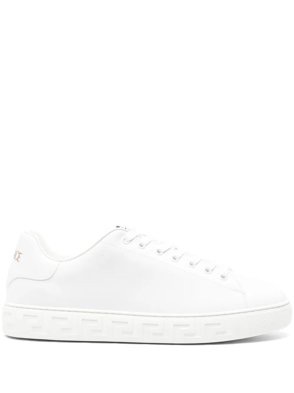Tênis Versace Low Leather Top White