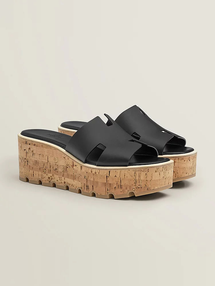 Hermes Sandal Eze 30 Noir