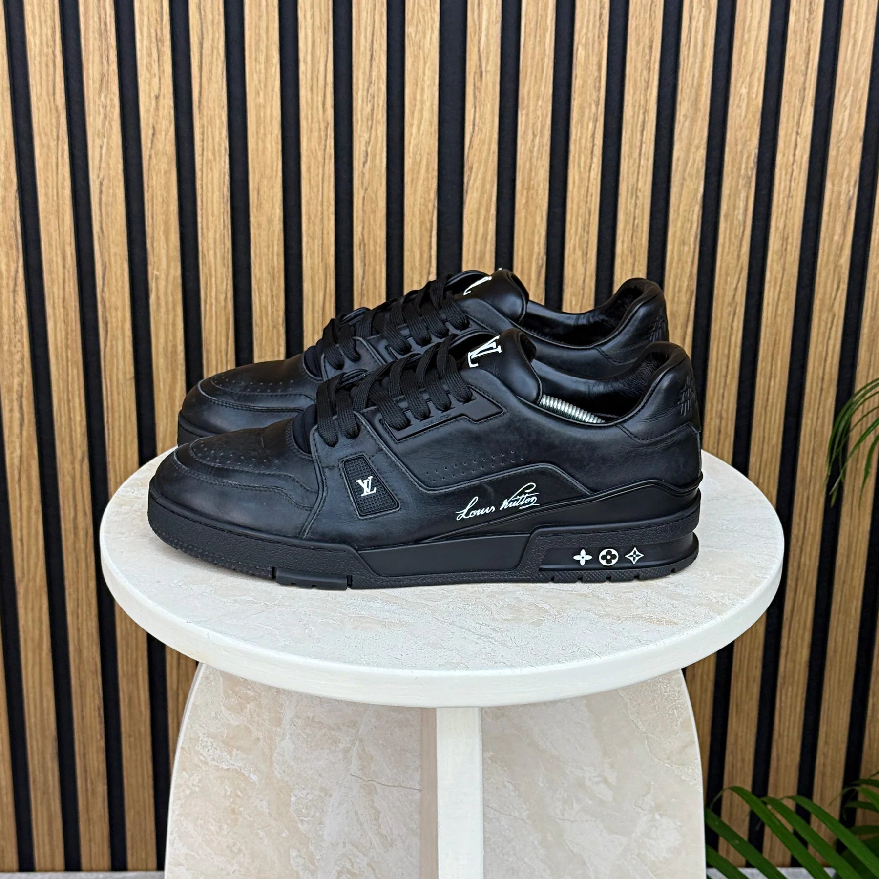 Louis Vuitton Trainer Triple Black Monogram
