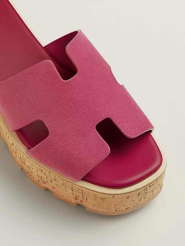 Hermes Sandal Eze 30 Rose Magenta