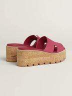 Hermes Sandal Eze 30 Rose Magenta