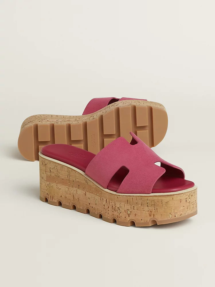 Hermes Sandal Eze 30 Rose Magenta