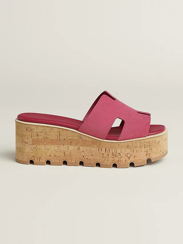 Hermes Sandal Eze 30 Rose Magenta