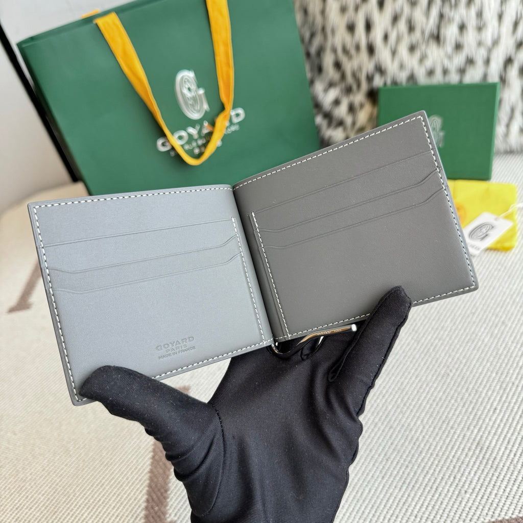 Porta Cartão Goyard VICTOIRE WALLET Grey