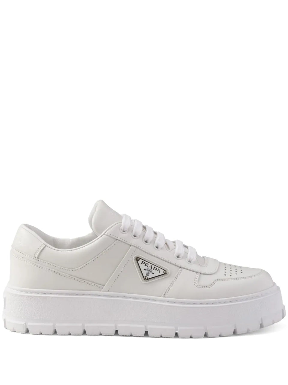 Tênis Prada Downtown Bold De Couro