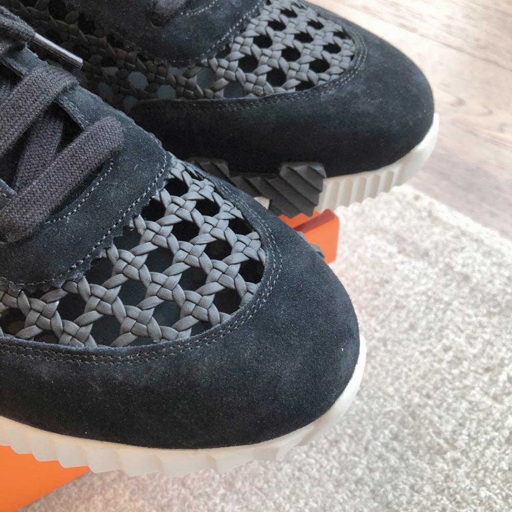 Tenis Hermès Bouncing Furado Black