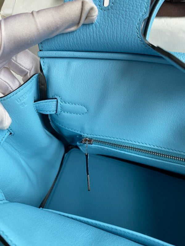 Bolsa Hermes Birkin 30 Togo Blue