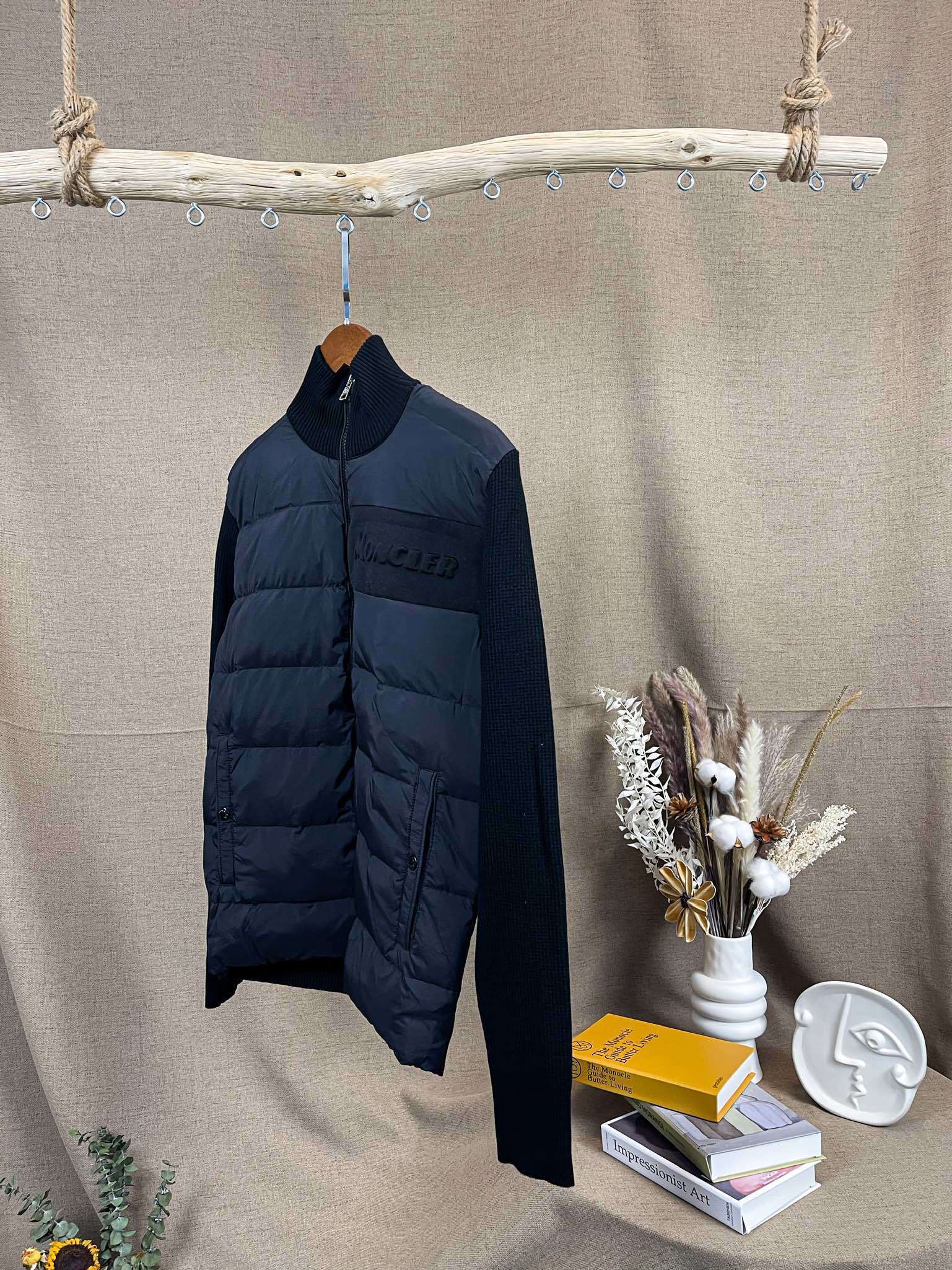 Jaqueta Moncler Cardigan Black
