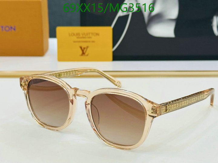 Óculos de sol LV Signature Gold
