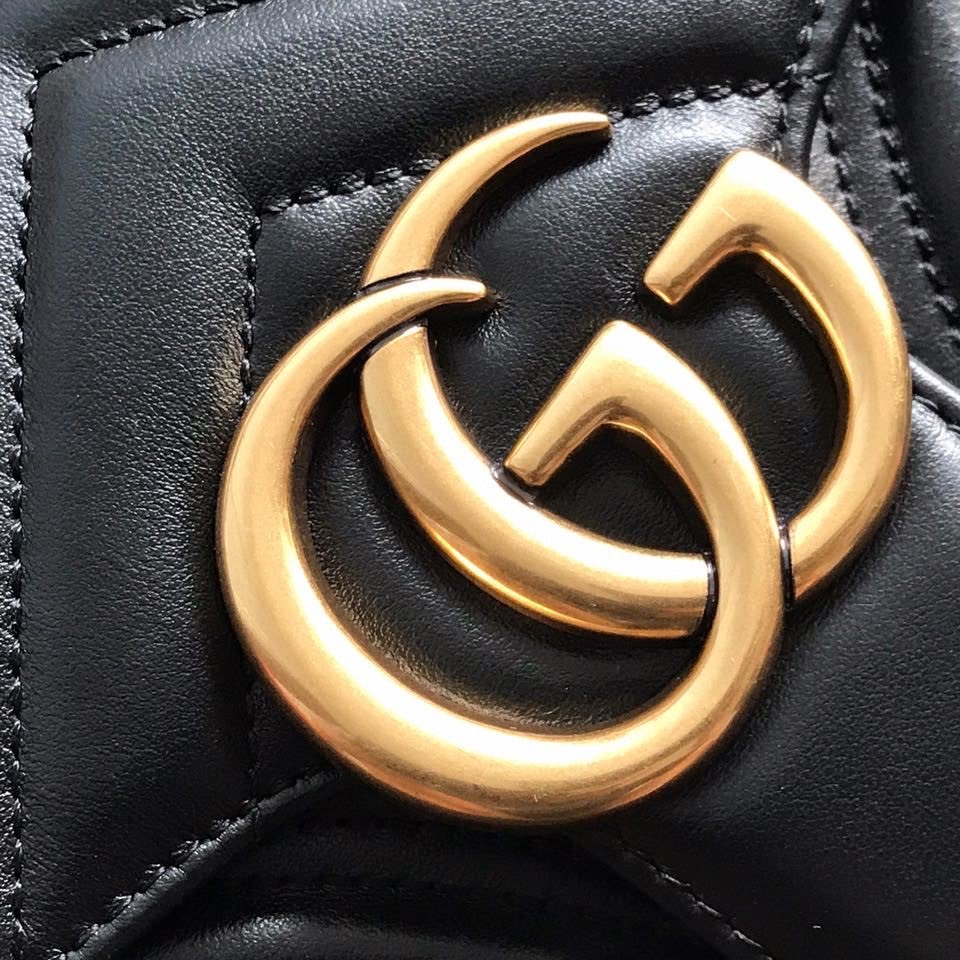 Gucci GG Marmont Small Matelasse Bag Mini Black