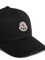 Boné Moncler Black Patch Logo