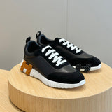 Hermes Air Mesh Suede Goatskin Bouncing Black