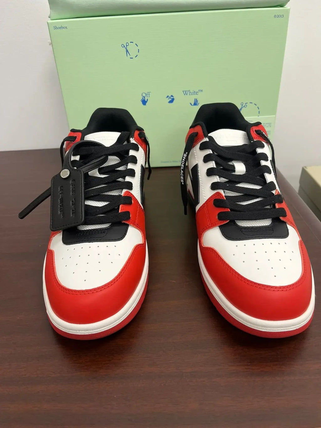 Tênis Casual Off-White Vermelho (Pronta Entrega) Tamanho 43