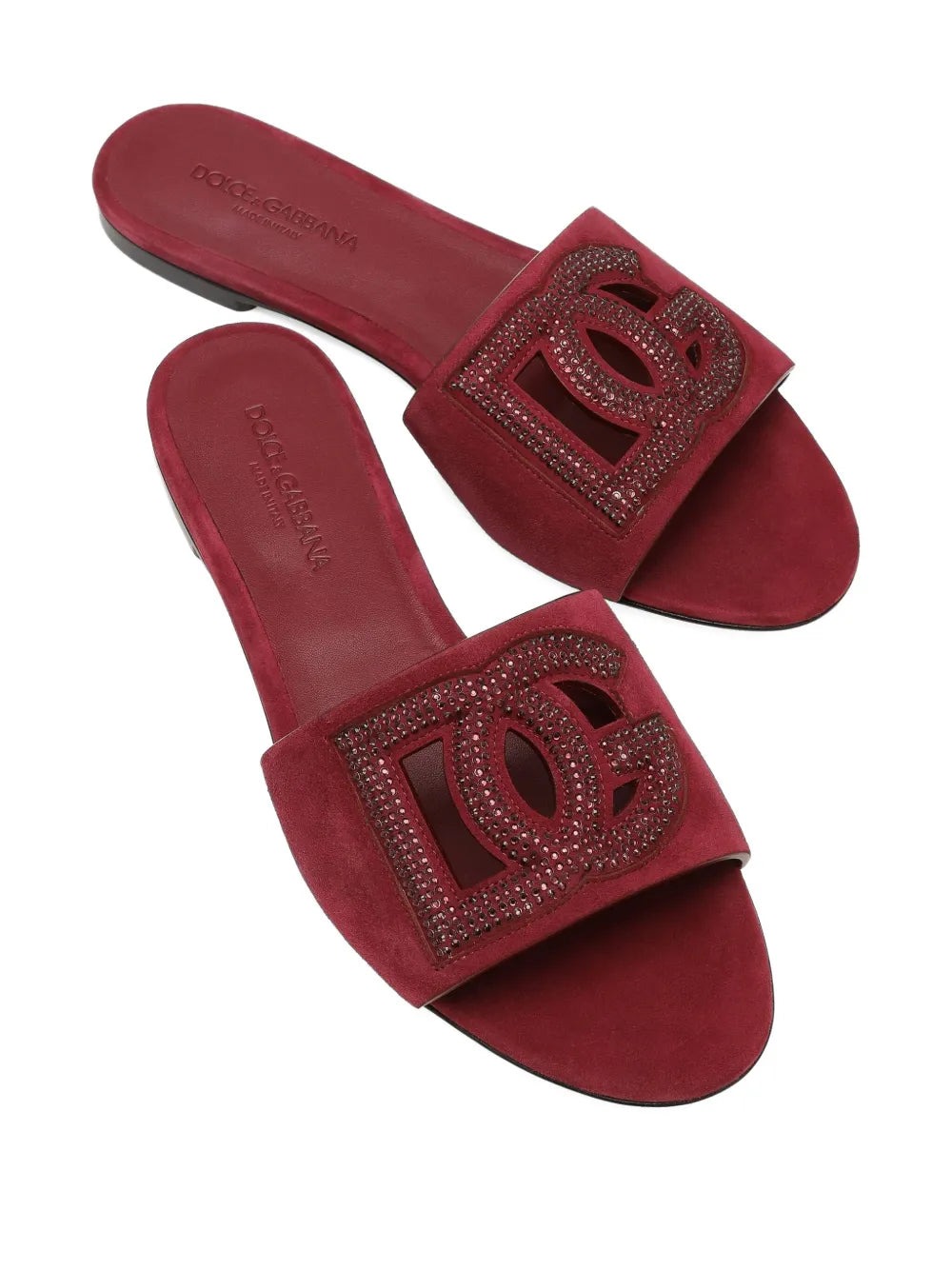Sandália Dolce & Gabbana  DG  cristais Red