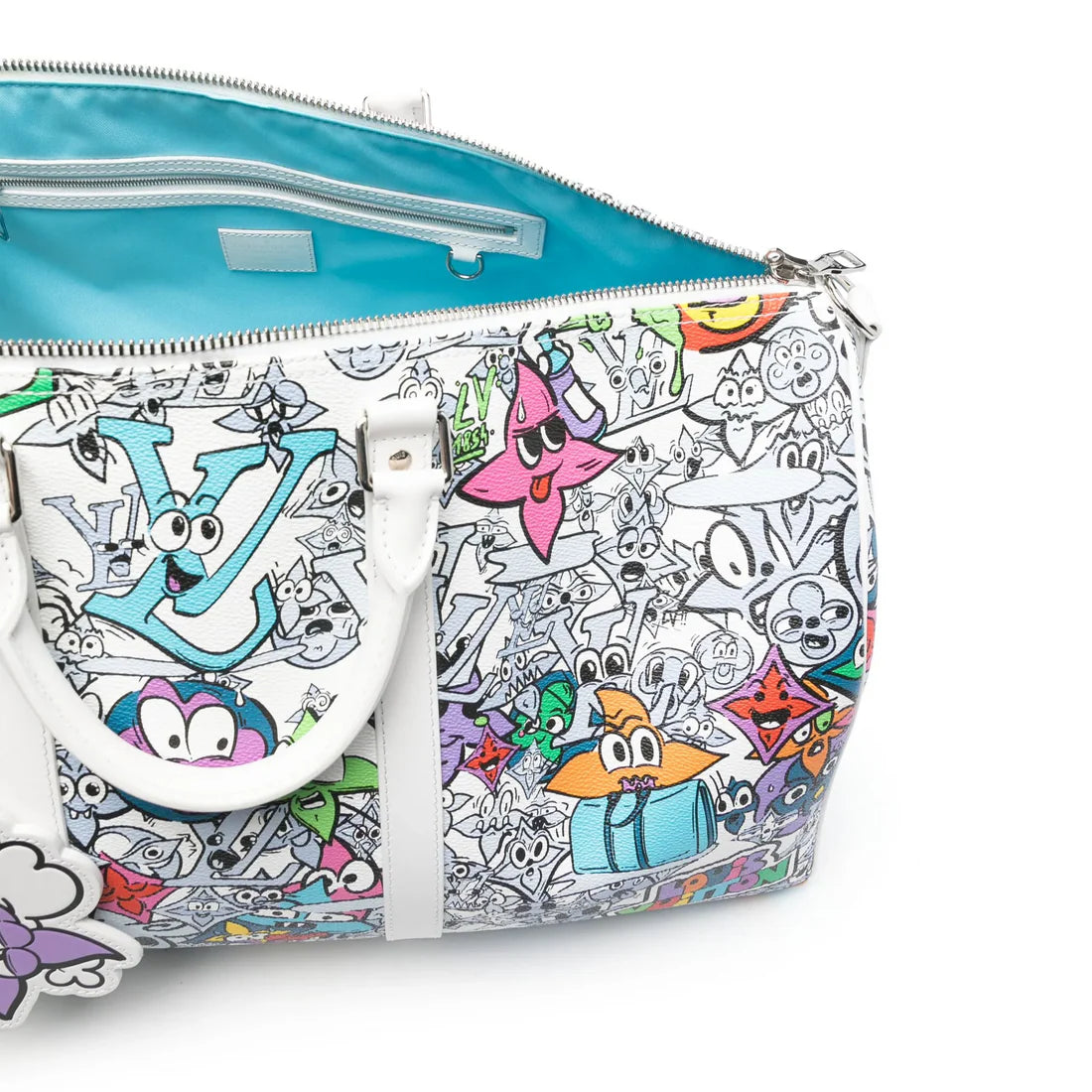 Bolsa de Viagem Keepall Comic Book Monogram Canvas Keepall Bandoulière 50