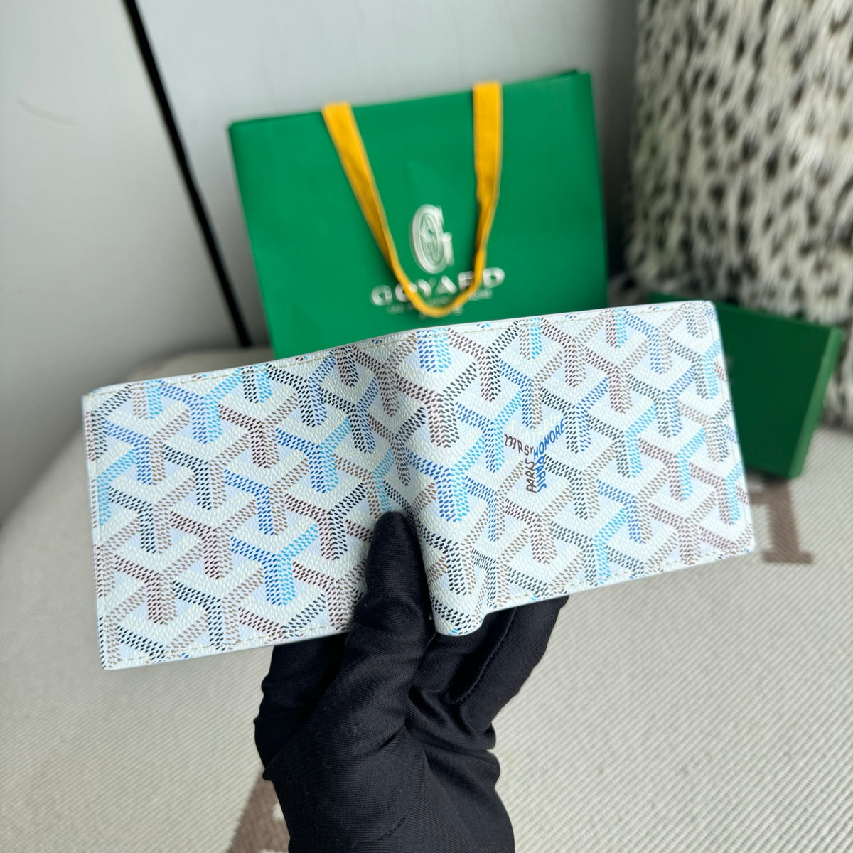 Porta Cartão Goyard VICTOIRE WALLET White