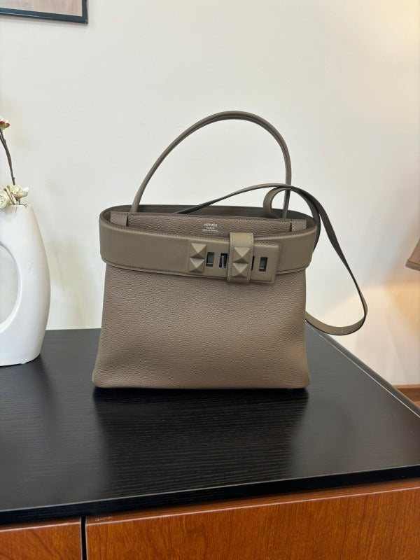 Bolsa Hermes Brown Toile Officier H Herbag 39