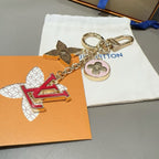 Chaveiro LV Charm de Bolsa Fleur