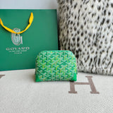 Goyard Vendôme Necessaire Cosmetic Pouch Multicoloured Green