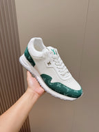 Tênis Louis Vuitton Run Away White/Green Monogram