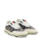 Tênis Gucci Re-Web sneaker in beige and blue GG