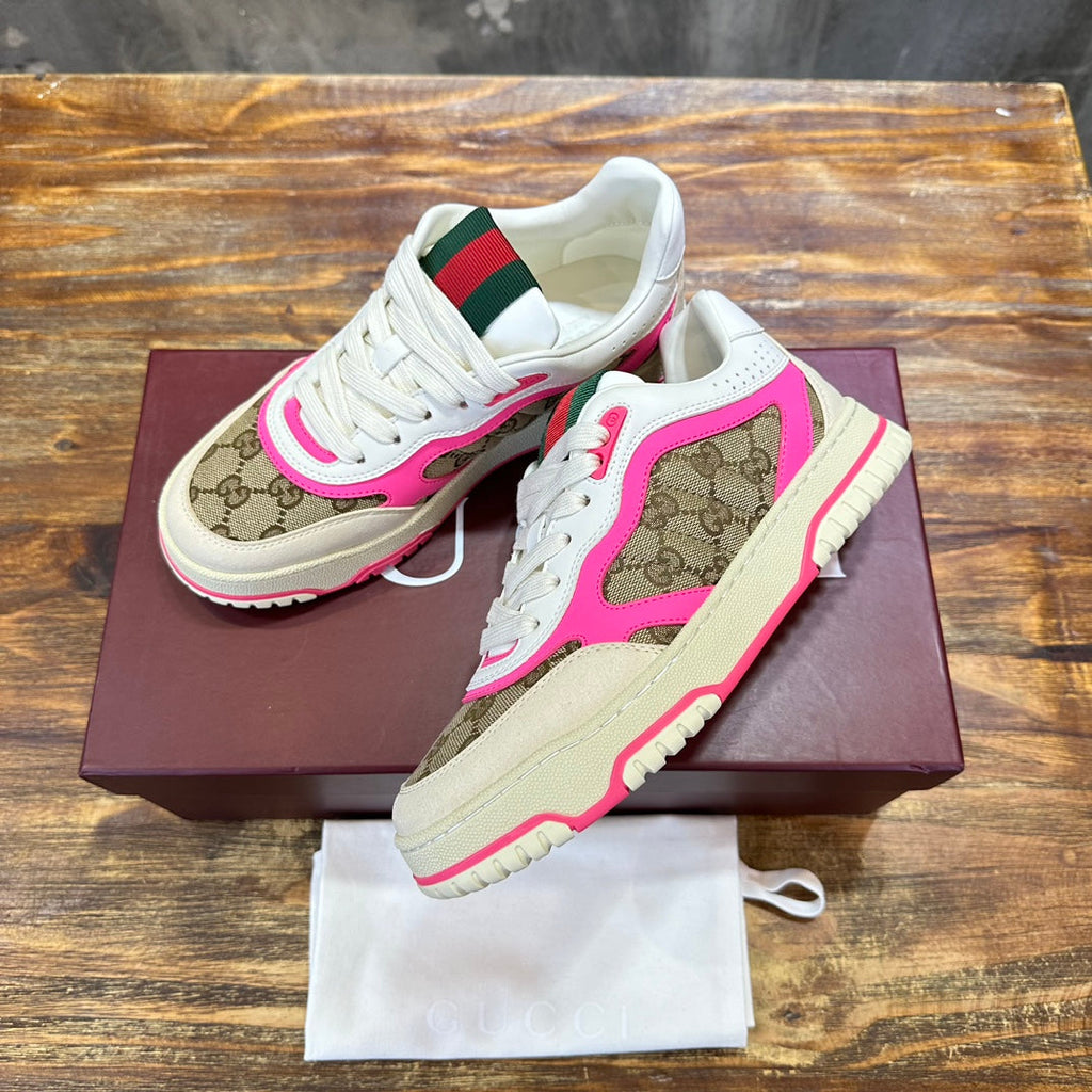 Gucci Re-Web White Beige Pink (Pronta Entrega) Tamanho 35