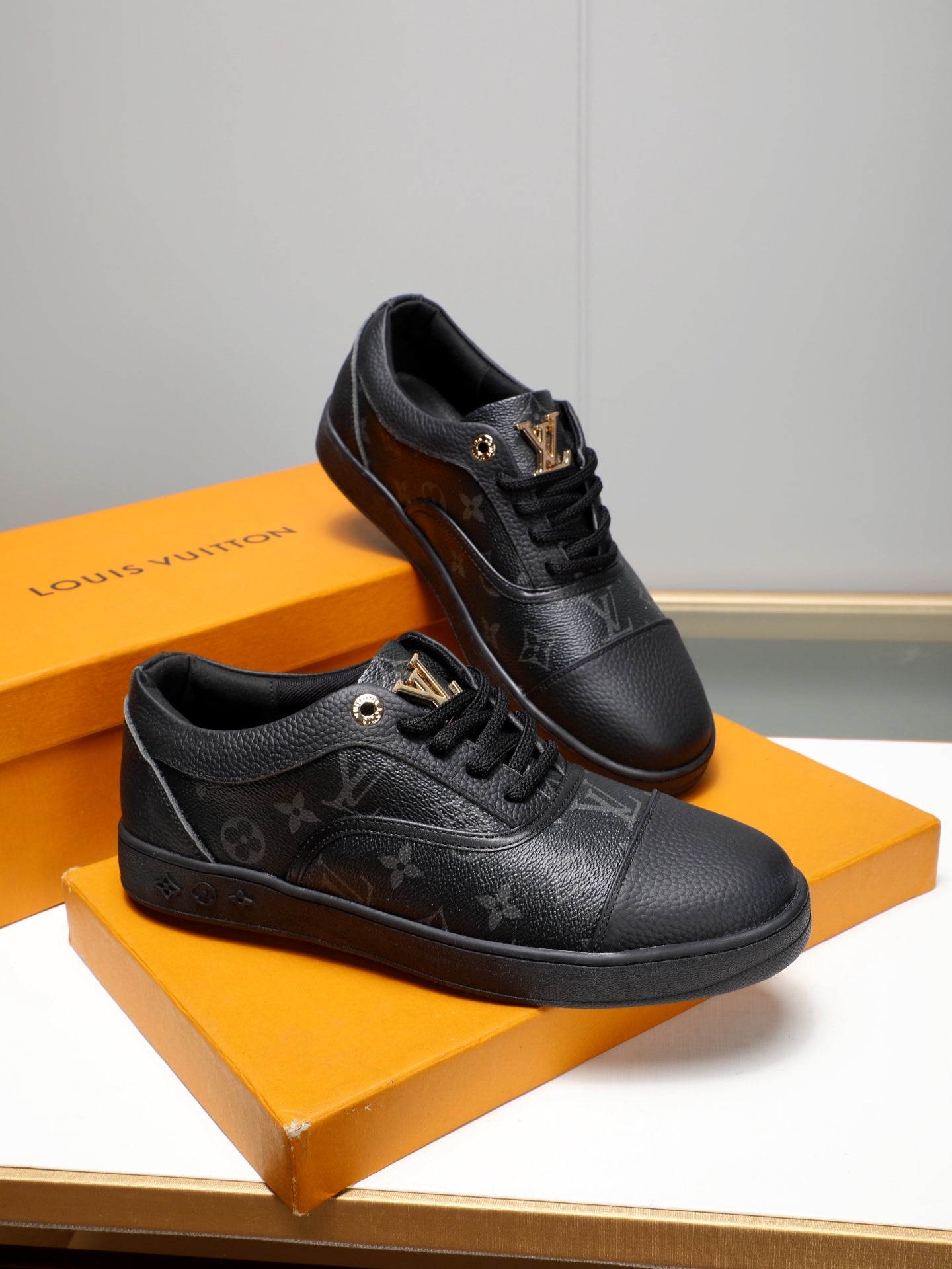 Tenis LV Match Up Monogram Black Eclipse