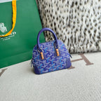 Goyard Goyardine Canvas Vendome Nano Bag Blueberry Purple