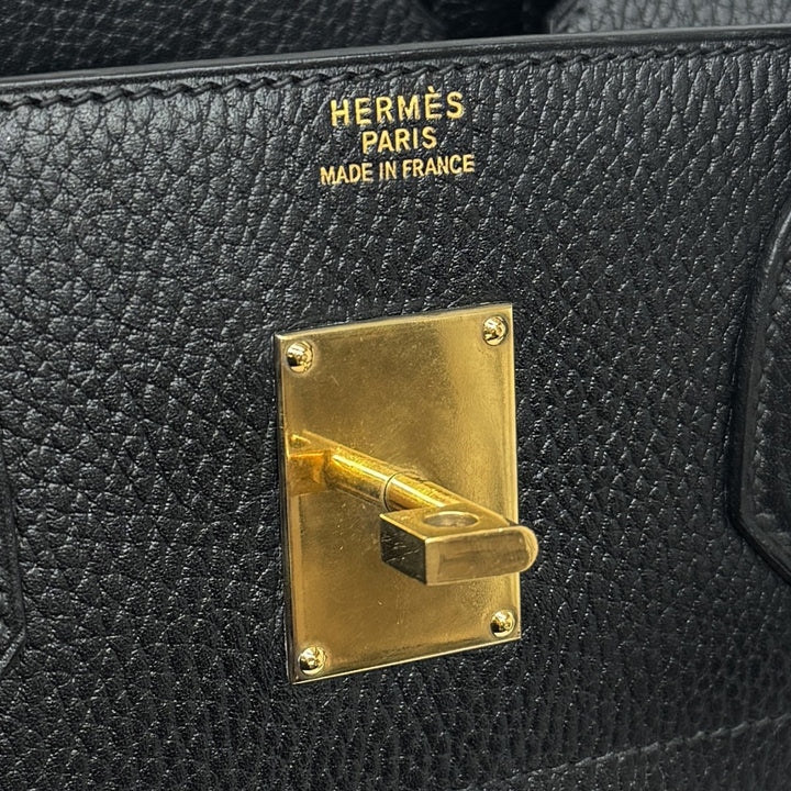 Bolsa Hermes Birkin HAC Togo Black Noir