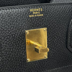 Bolsa Hermes Birkin HAC Togo Black Noir