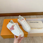 Time Out Debossed Monogram Leather White Pink (Pronta Entrega) Tam 35
