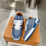 LV Trainer Blue Damier 3D Denim