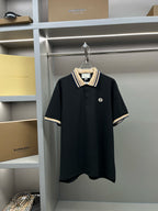 Polo Gucci Black Listra Beige Logo (Pronta Entrega0) Tamanho G e GG
